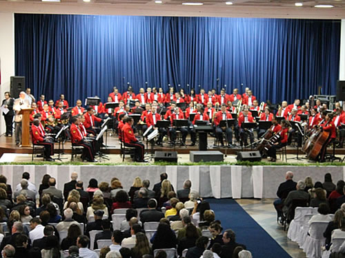 Apresentao da Banda Sinfnica do Corpo de Fuzileiros Navais em So Paulo e Santos