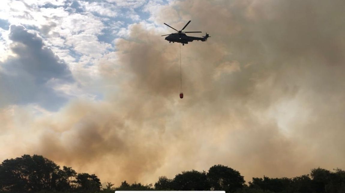 Defesa continua apoiando órgãos do governo no combate a incêndio no Pantanal