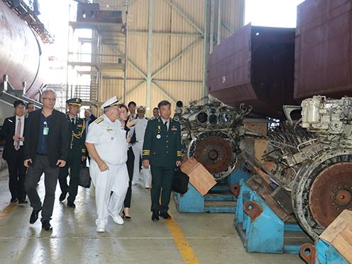 Arsenal de Marinha do Rio de Janeiro recebe visita de Delegao da Repblica da Coreia