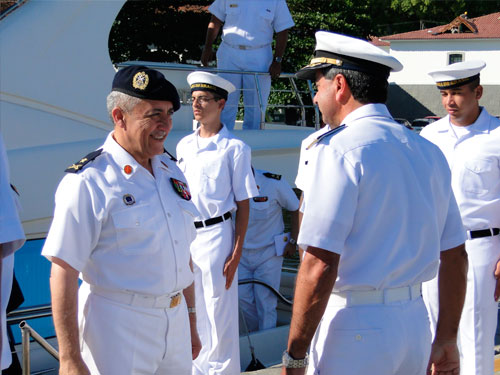 Diretoria de Hidrografia e Navegao recebe a visita do Comandante da Marinha do Lbano