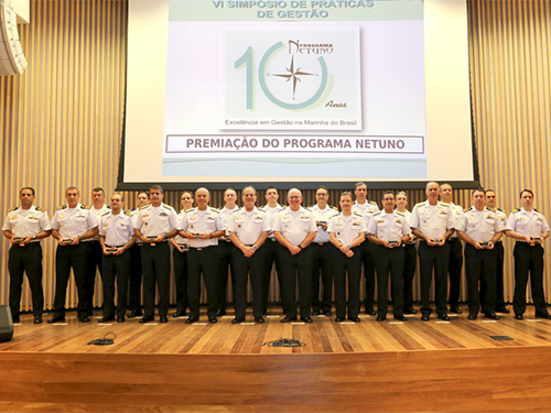 Esquadra recebe prmio do Programa de Gesto da Marinha