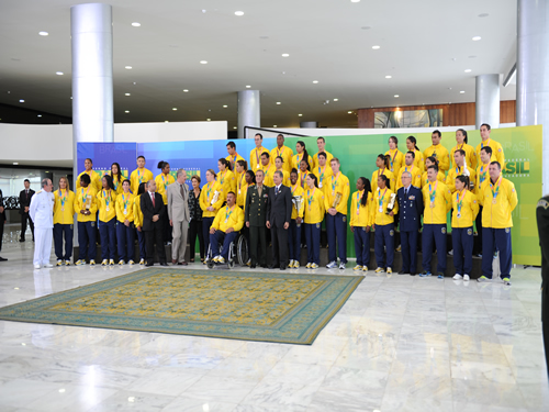 Governo Federal homenageia atletas militares