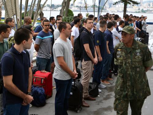 Centro de Instruo Almirante Wandenkolk recebe mdicos convocados para o Servio Militar Obrigatrio